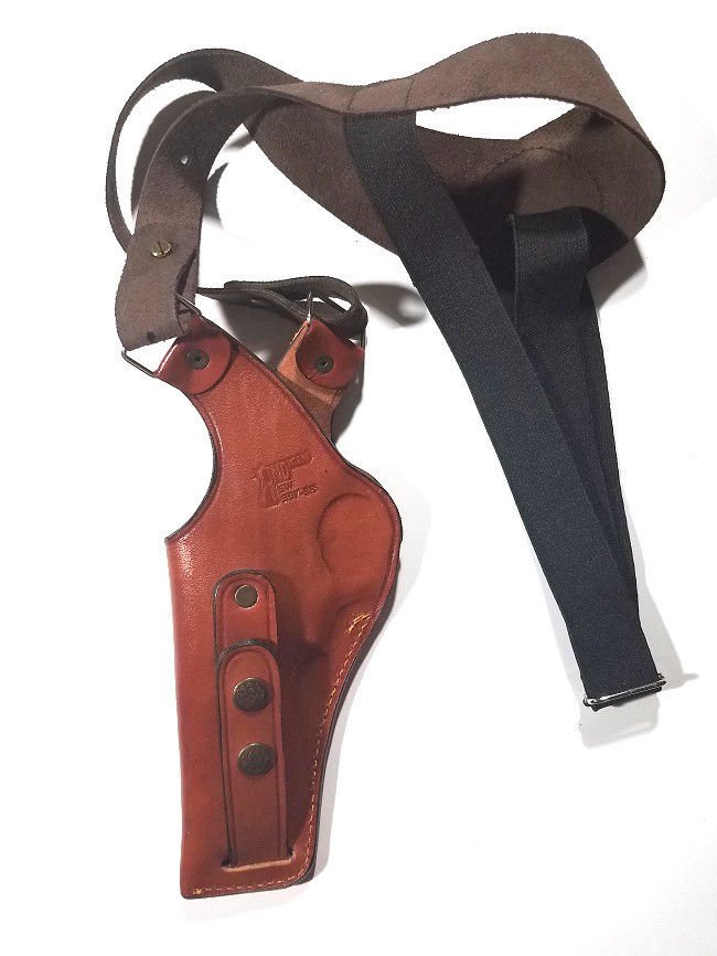 Smith & Wesson 686 Vertical Shoulder Leather Holster