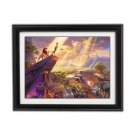 The Lion King by Thomas Kinkade Disney Dreams Collection - Fully Framed