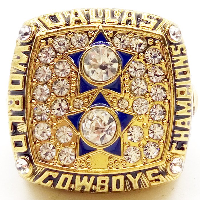 1977 Dallas Cowboys Football Gold Championship Ring Staubach-Size 11-No Box