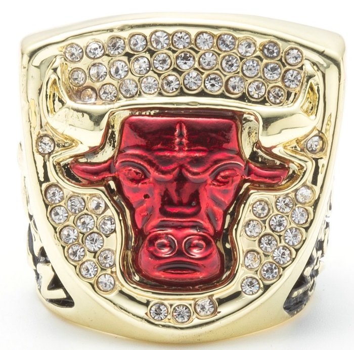 1993 Chicago Bulls Basketball High Quality Championship Ring Replica