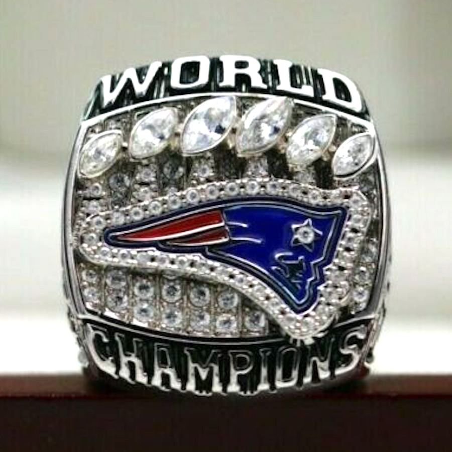 New England Patriots 2018 2019 Super Bowl LIII Championship Ring Size 8 ...