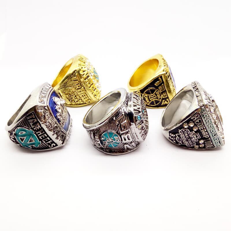 1982 1993 2005 2009 2017 North Carolina Tar Heels National Championship ...