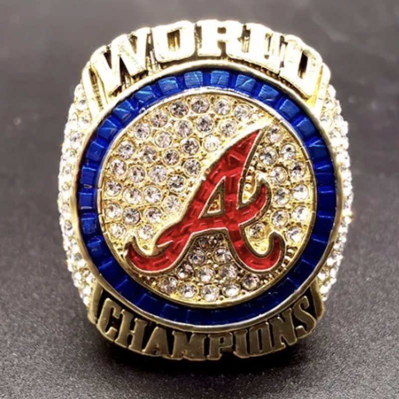 2021 Braves Ring Atlanta Braves World Series Ring – Championship Rings Store