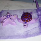 Lavender sea turtle soap set