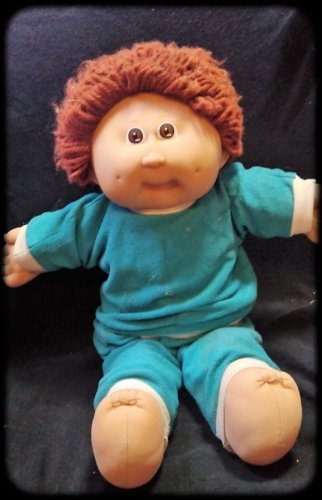 Vintage 1985 signed Cabbage Patch Kids doll.