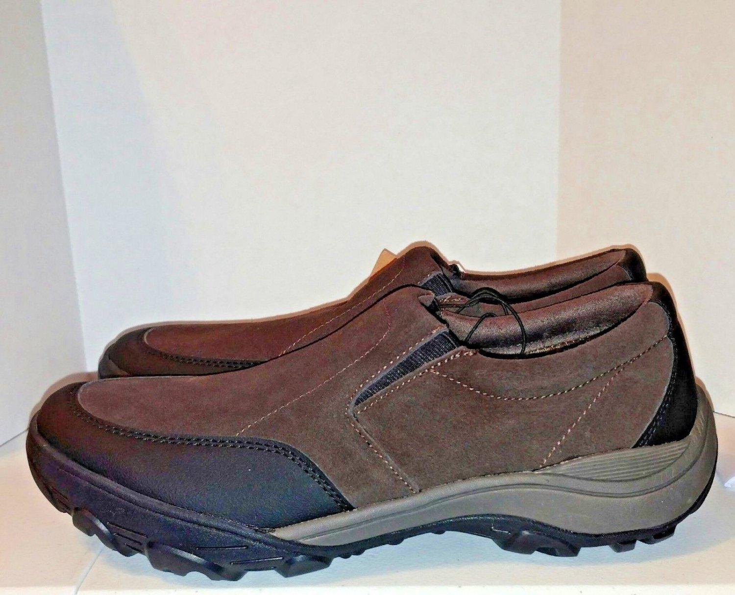 Men's Original Weatherproof Vintage 1948 Brown Leather Slip On Shoe ...