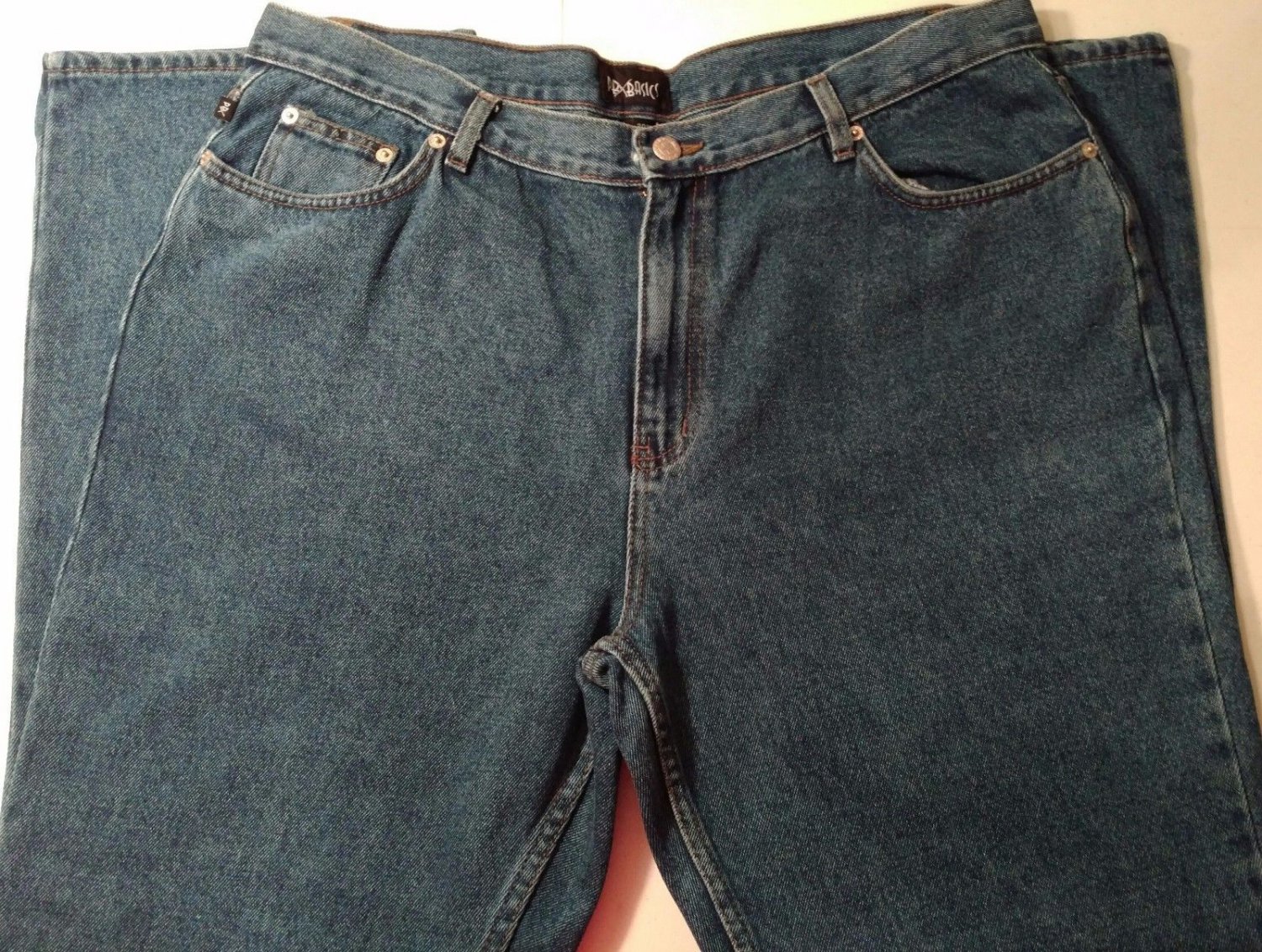 PBX Basics Women's Dark Wash 100% Cotton Jeans Plus Size 20W