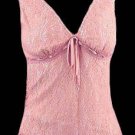 Sexy Classy Charlotte Russe Pink Crochet Top