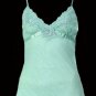 Extreme Sexy Mint Green Lace Time Crinkle Camisole Top - Small