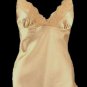 So Sexy Chic Gold Satin Lace Trim Camisole Top - Medium