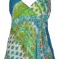 Hot Sexy Bohemian Floral Chiffon Babydoll Camisole Top - Medium