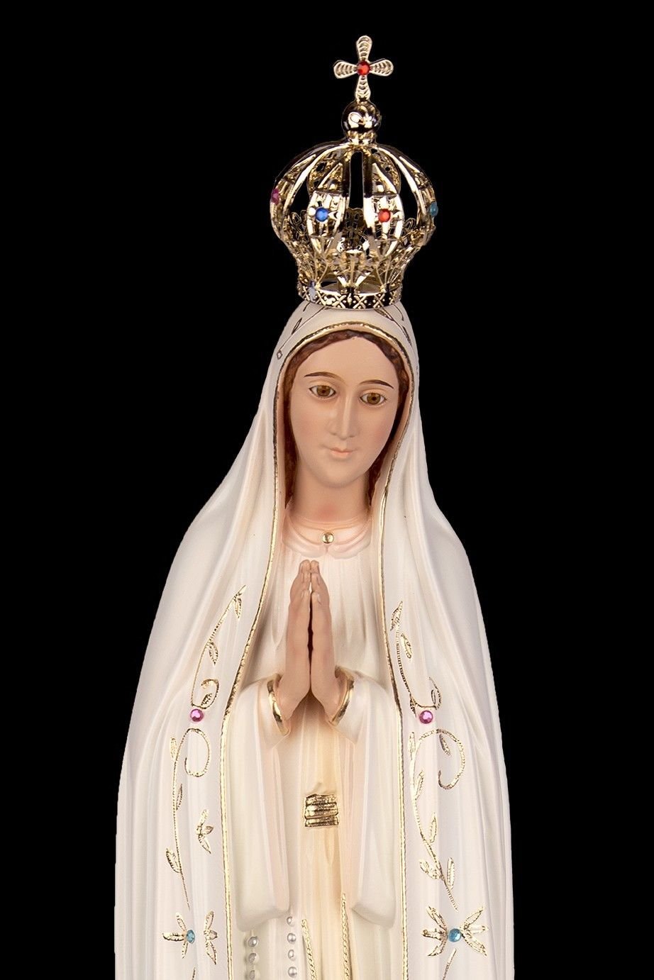 Our Lady of Fatima Statue Religious Figurine Virgin Mary Classic Paint ...