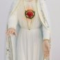 Sacred Heart of Mary Statue Immaculate Mary Heart Religious Figurine 22" - 55cm