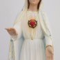 Sacred Heart of Mary Statue Immaculate Mary Heart Religious Figurine 22" - 55cm