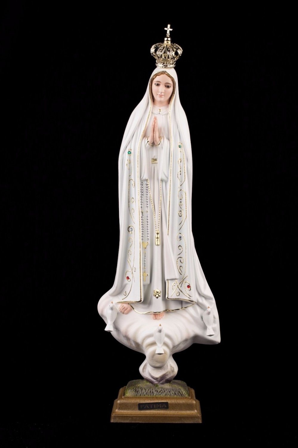 Our Lady of Fatima Statue Religious Figurine Virgin Mary Classic Paint