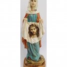 Statue Saint Veronica Figurine St Veronica Religious Figure - 8.6" - FREE SHIPPING