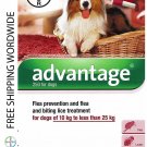 Pack 4 Advantage 250 large dog 10kg - 25kg 21lb - 55 lb - FREE SHIPPING