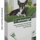 pack 4 Advantage 40 Small Dog and puppies < 9 lb under 4kg under 9lb - free shipping