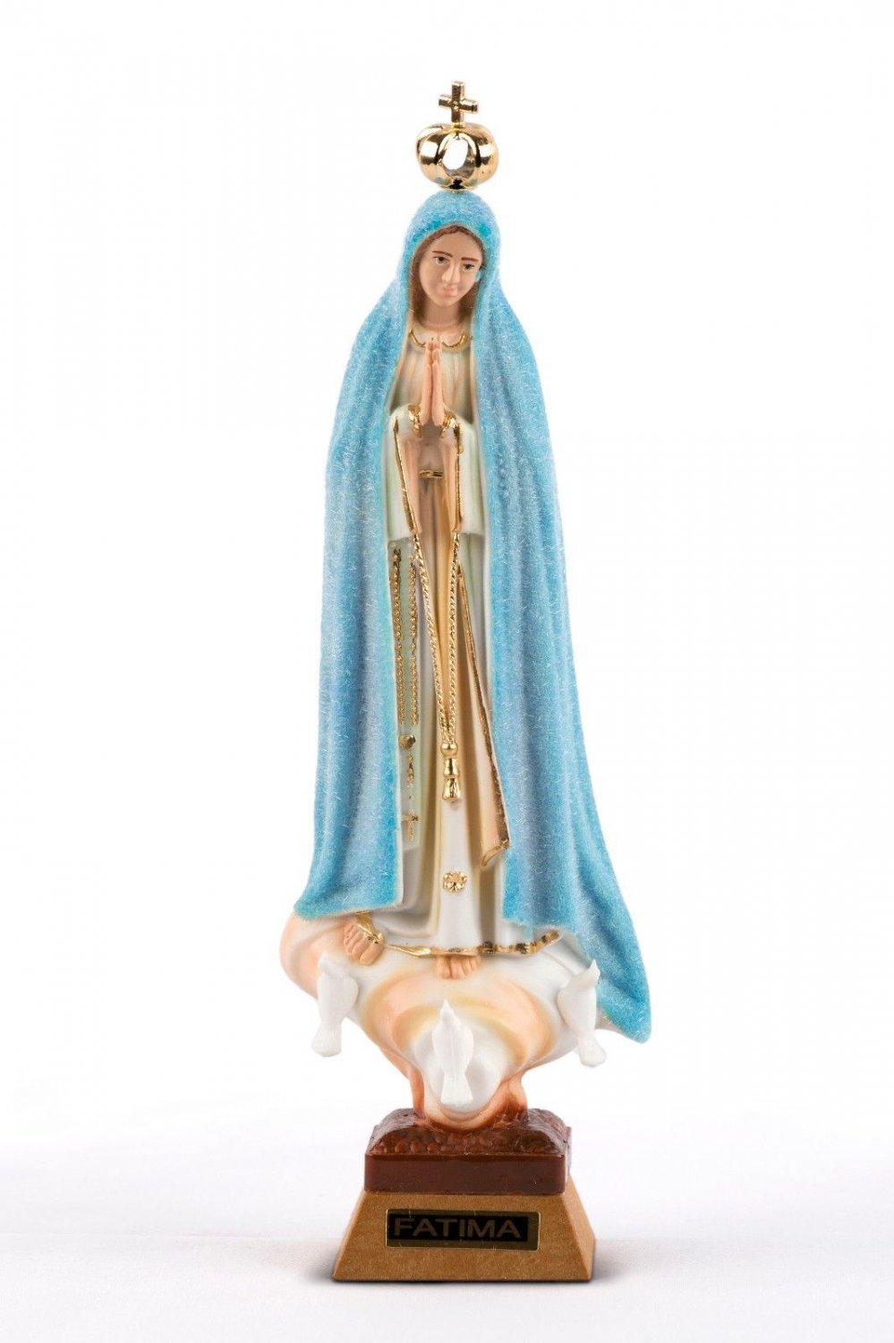 Our Lady of Fatima Statue Religious Figurine Virgin Mary Change Color