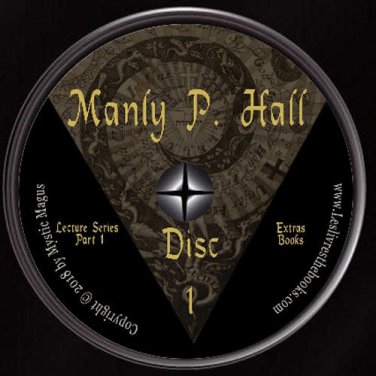 Manly P Hall Audio Lectures Series & Alchemical Manuscripts 3 DVDs+ Ebooks & Vid