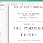 Emerald Tablet Thoth Atlantean 100 Hermetics Hermetica Occult Books Hermes