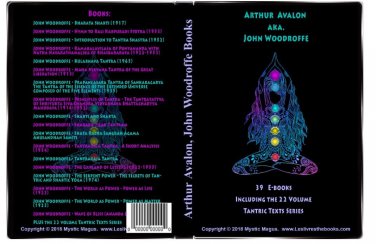Arthur Avalon, John Woodroffe Lot, 39 Books On DVD Serpent Power Shakti Shakta