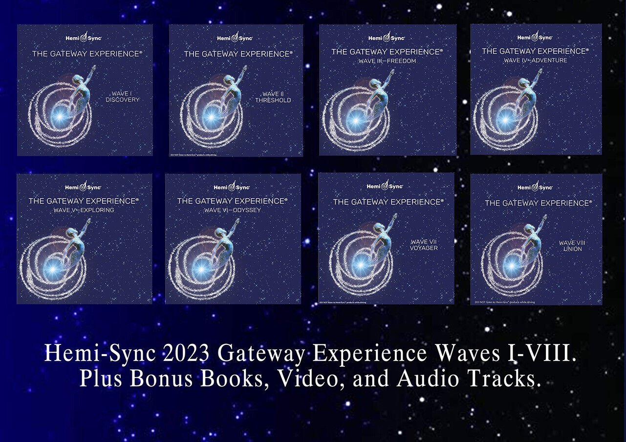 Hemi-Sync Gateway Experience Wave I-VIII + Bonus Books Video and Audio ...