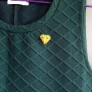 7Pcs Mini Stuffed Colorful Gemstone Diamond Felt Hat Collar Corsage Shirt Brooch Pin Jewelry Gift