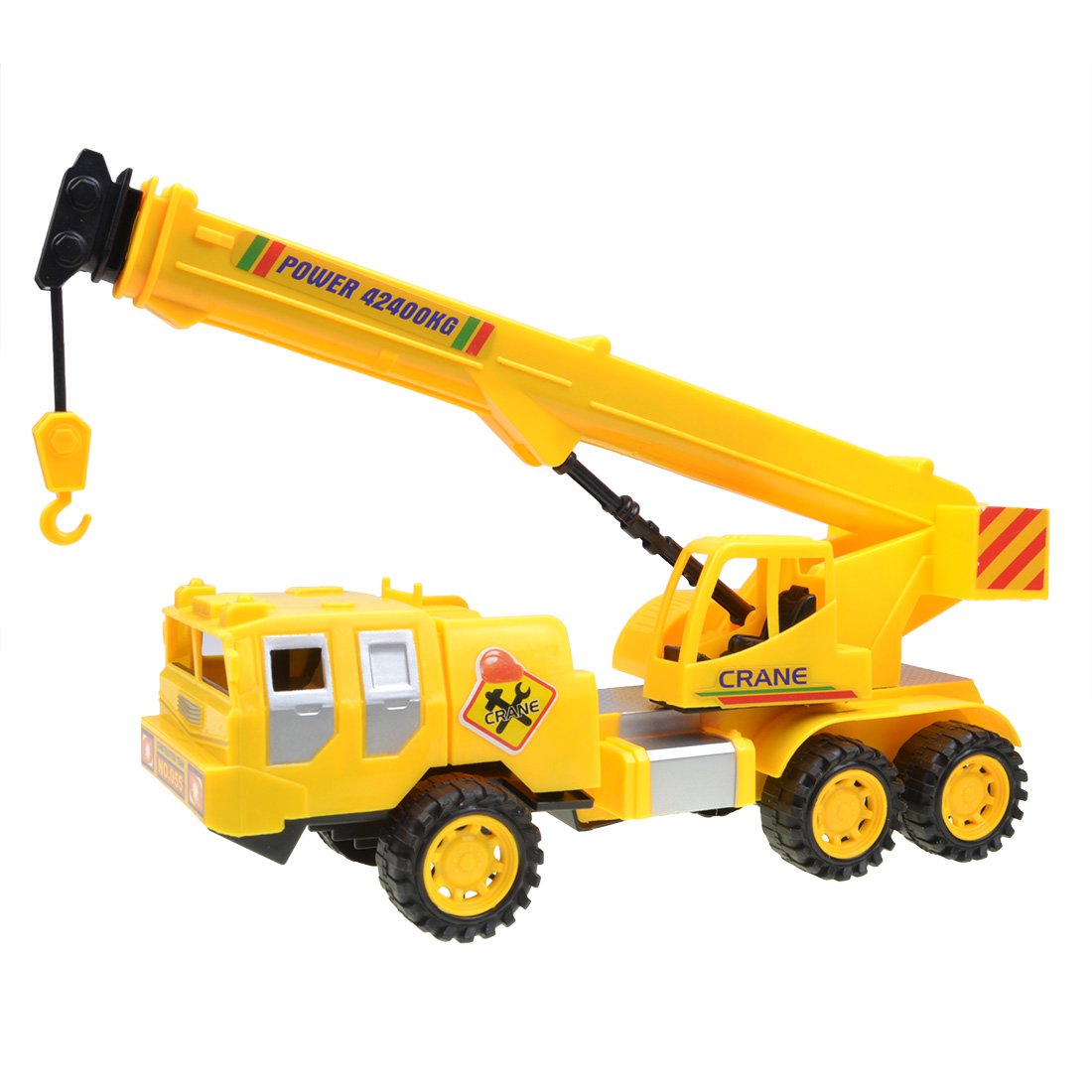 Kids Toy Crane Model Engineering Heavy Crane Truck Vehicle Car Inertia ...