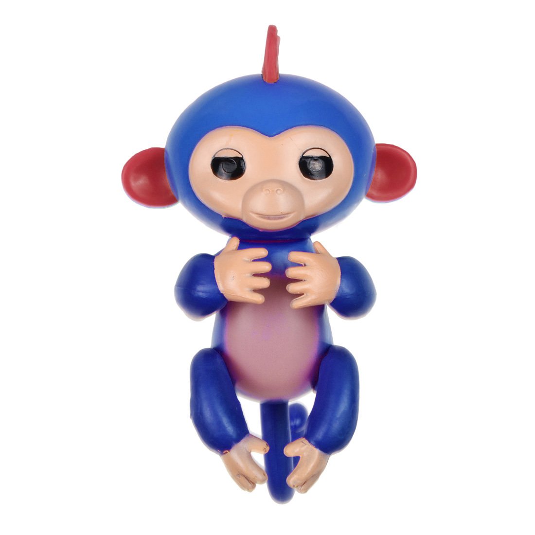 Non-interactive Baby Monkey Fingerlings Zoe Kids Toy Gift No Response Blue