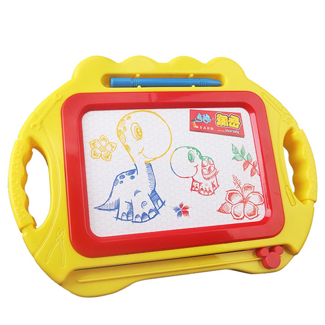 CW Children Toy Magnetic Writing Painting Drawing Board Yellow