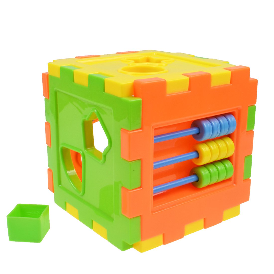 RNC Baby Plastic Shape Sorting Cube Shape Sorter Toy