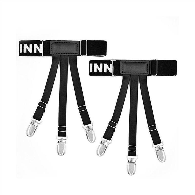 Men Shirt Stays Garters Elastic Adjustable Leggings Antislip Girdle Garter