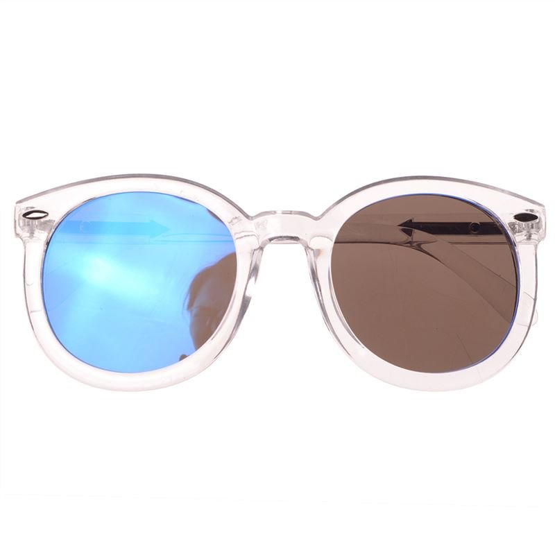 MM S003 Adult Unisex Frame UV Protection Sunglasses White Frame and