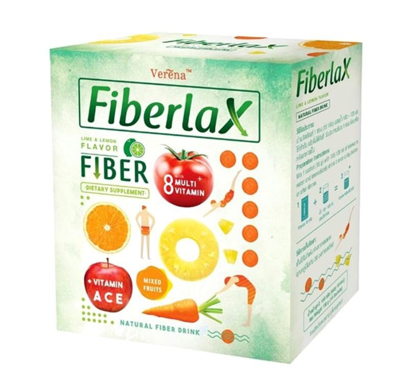 Fiberlax Natural Fiber Drink Detox for Weight Loss Dietary Supplement