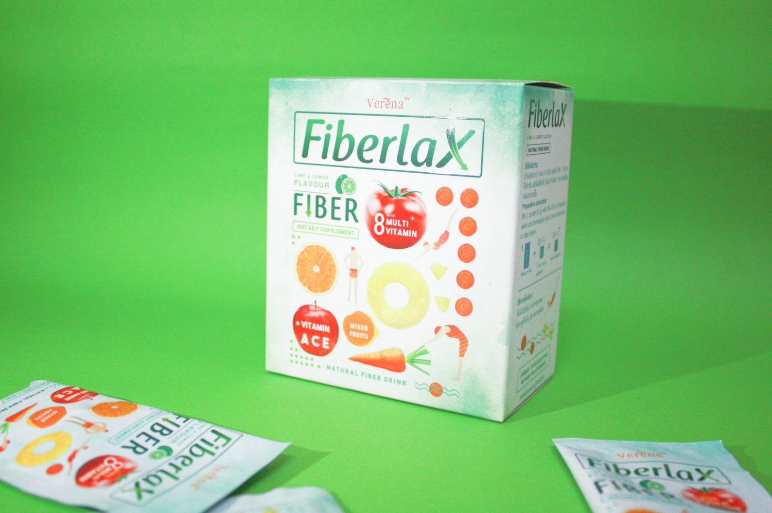 Fiberlax Natural Fiber Drink Detox for Weight Loss Dietary Supplement