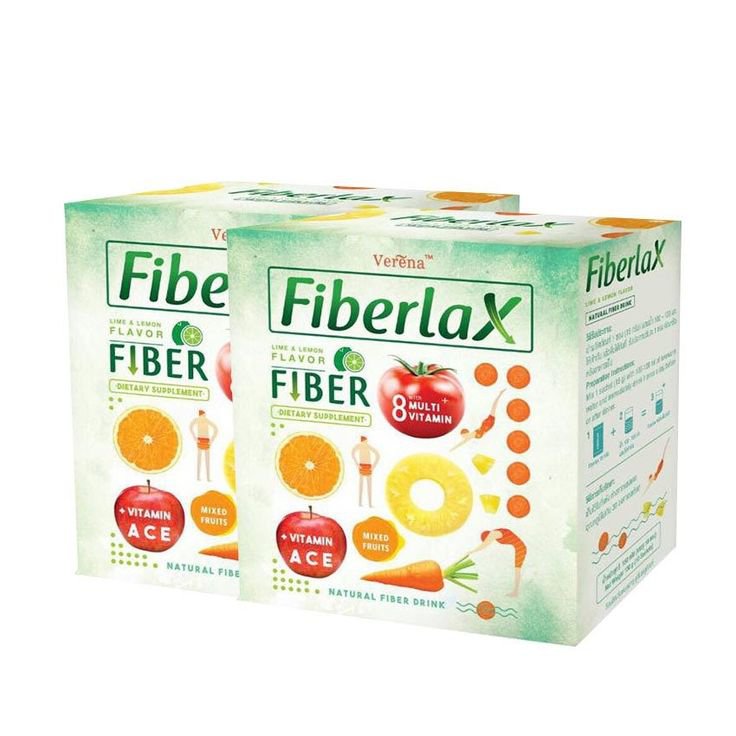 Fiberlax Natural Fiber Drink Detox for Weight Loss Dietary Supplement