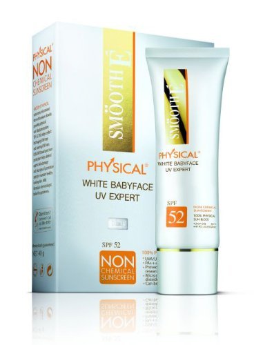 Smooth E Physical Sunscreen White Babyface UV Expert SPF52 PA++40 G.