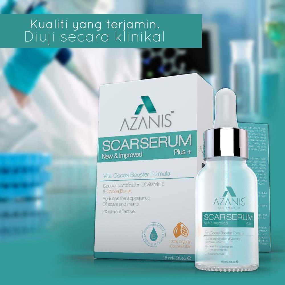 Azanis Scar Serum Advance Formulation Vitamin E Premium Treatment Aging