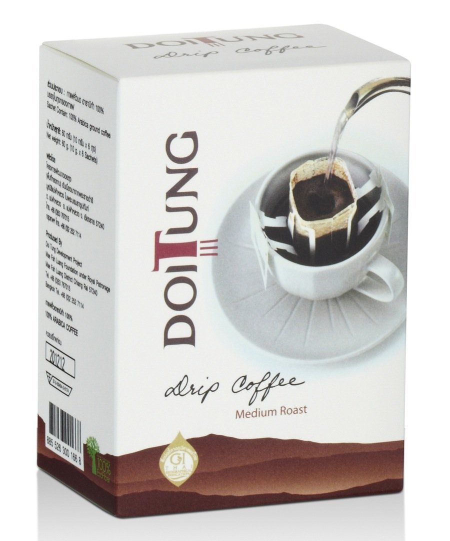 DoiTung Product - Drip Coffee Medium Roast Premium Brand in Thail