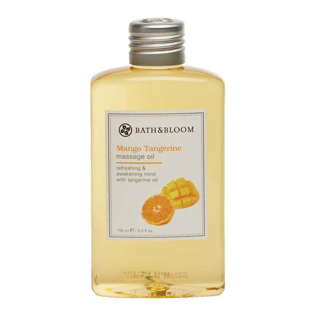 Bath&Bloom Mango Tangerine Massage Oil 5.0 Fl.Oz. (4 Pack)