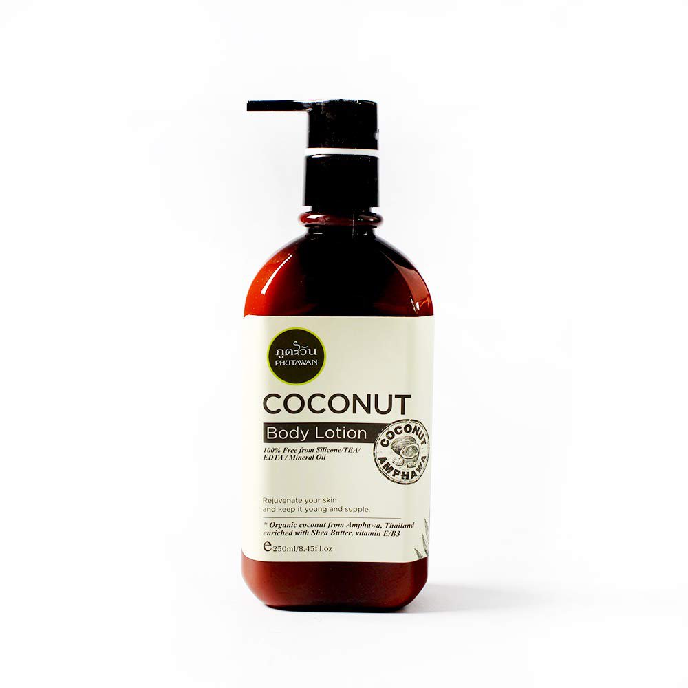 Phutawan Coconut Body Lotion 250 ml. (2 Pack)
