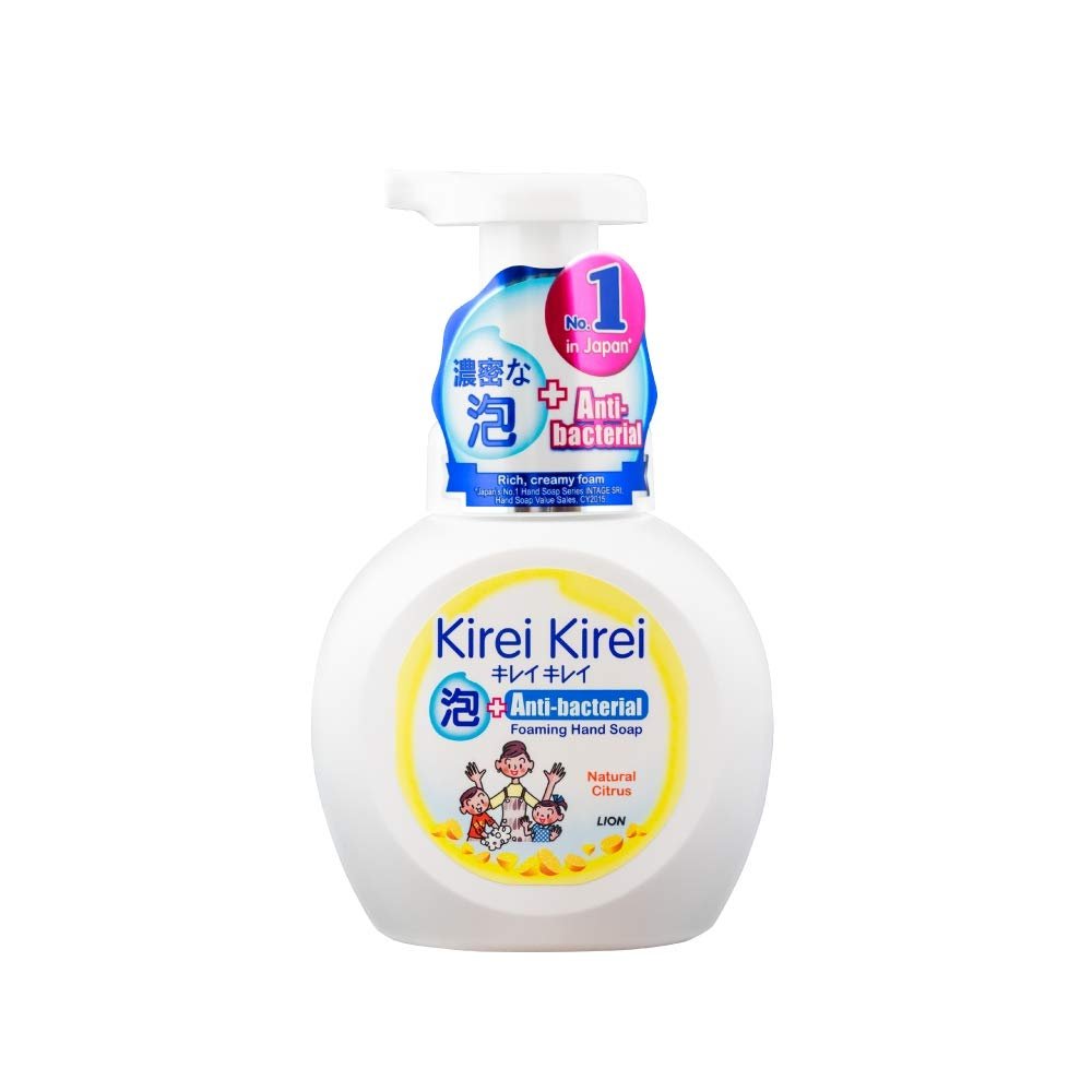 Kirei Kirei Anti-Bacterial Foaming Hand Soap - Natural Citrus 250 ml.