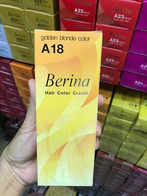A18 Golden Blonde Berina Permanent Hair A1-A47 Colors Cream Hair Styl