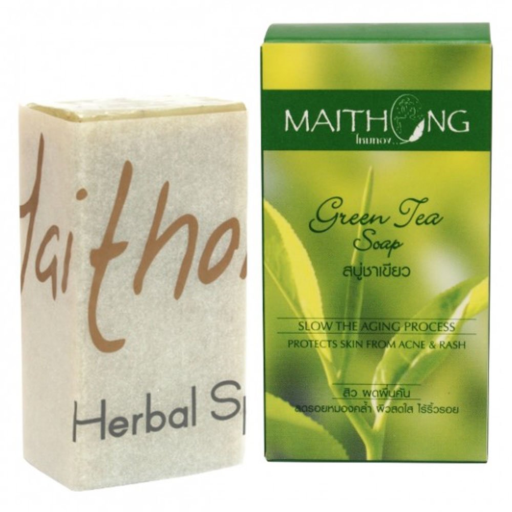 Green Tea Herbal Soap With Natural Anti Oxidant Protects Skin From Ac