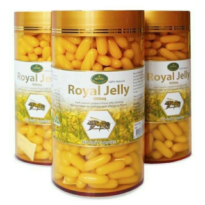 Natures King Royal Jelly 1000 Mg. 365 tablets