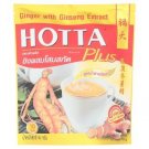 Hotta Plus Ginger with Ginseng Extract Instant Ginger 10 Sachets