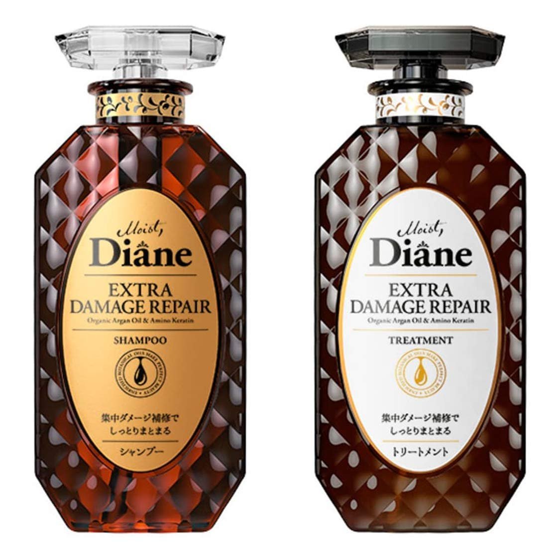 MOIST DIANE Extra Damage Shampoo and Conditioner 450 ml.