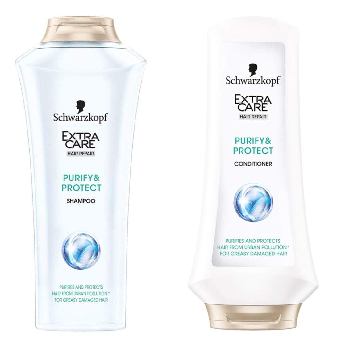 EXTRA CARE Purify and Protect Shampoo and Conditioner 400 ml.