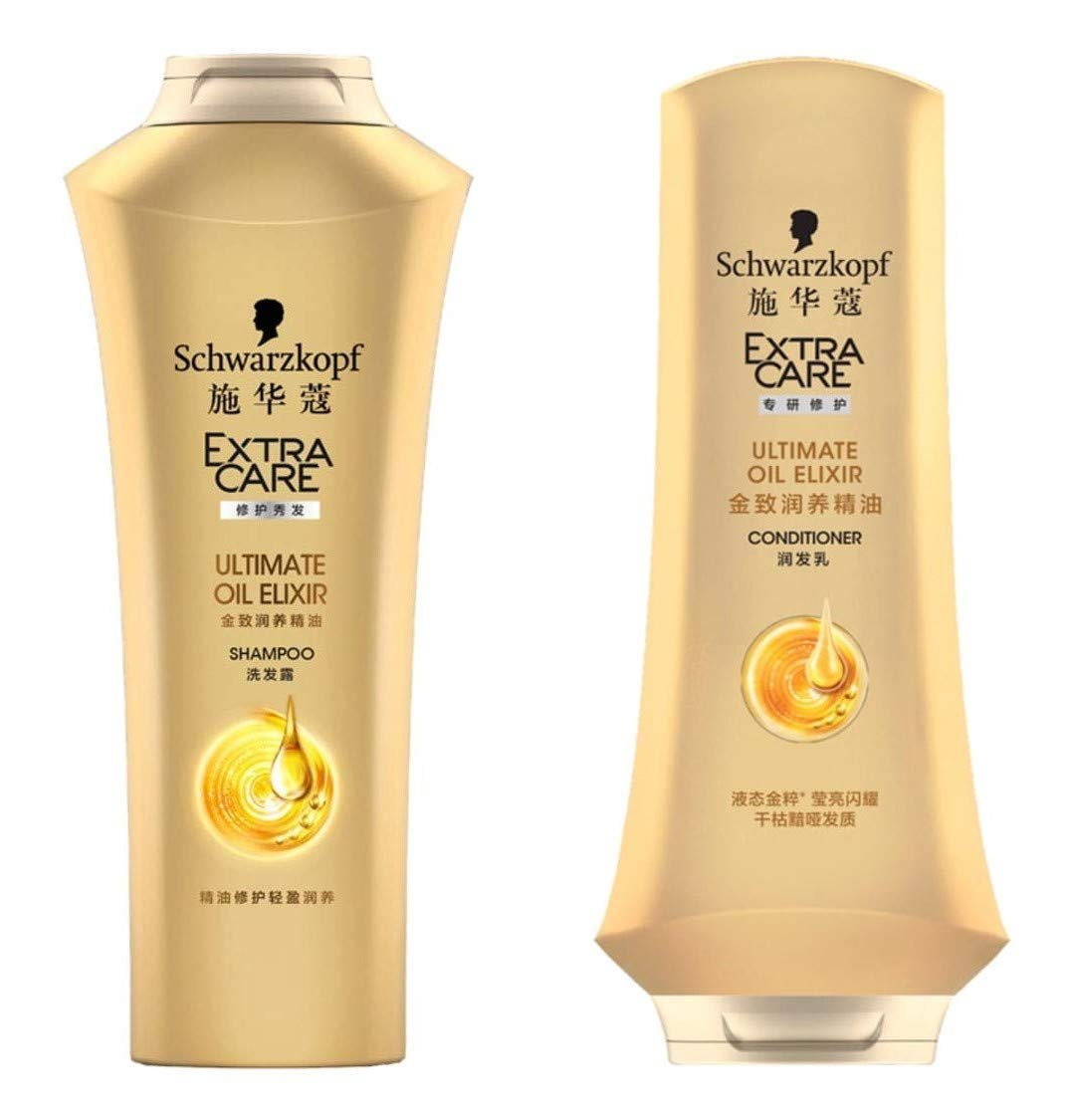 EXTRA CARE Ultimate Oil Elixir Shampoo and Conditioner 400 ml.